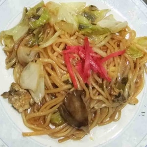 野菜たっぷり塩焼きそば♡